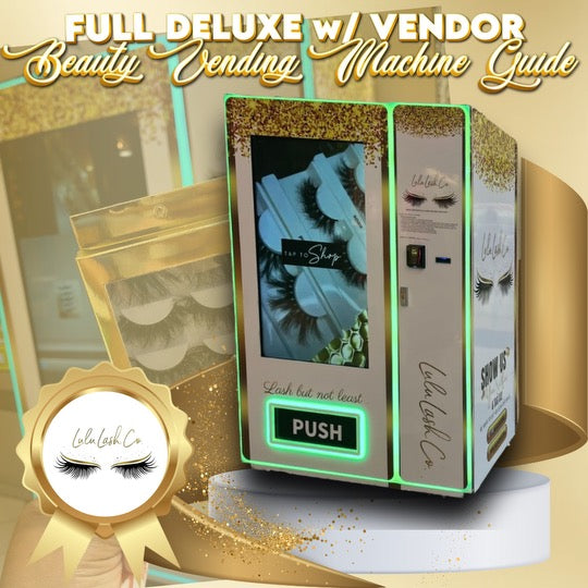 (DELUXE WITH VENDOR) FULL Beauty Vending Machine Guide (E-Book)